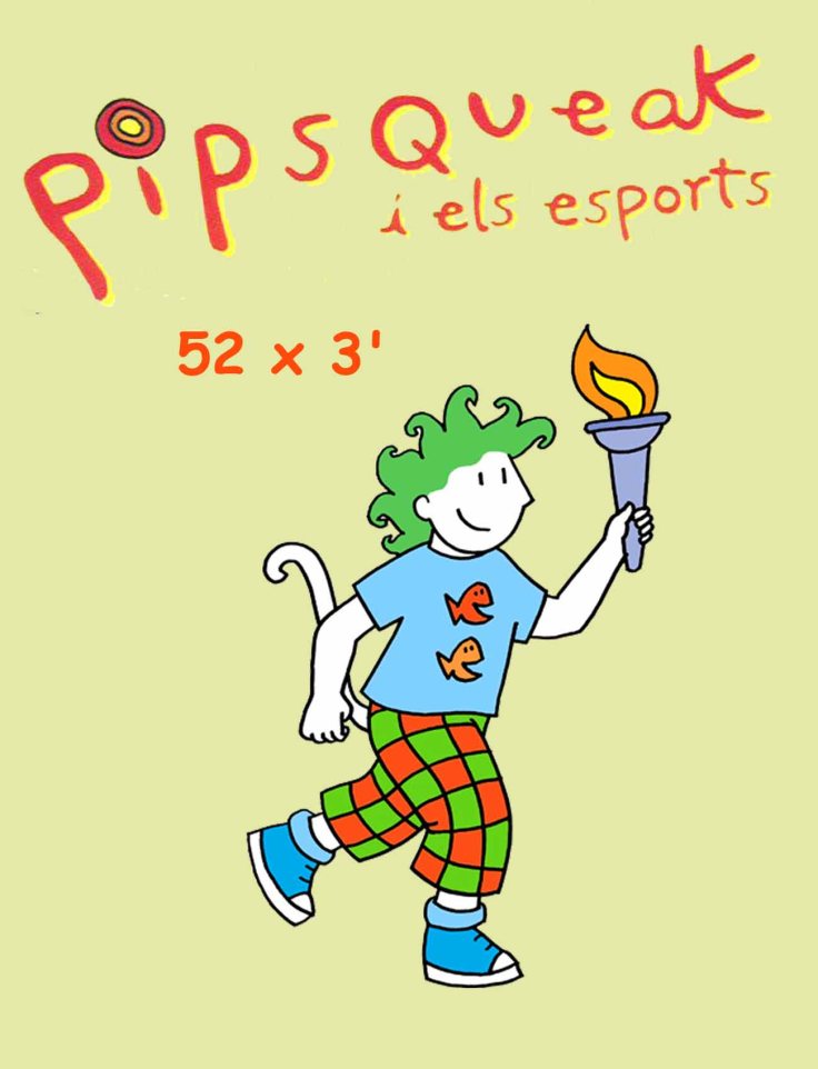 Pipsqueak and the sports - Pipsqueak i los deportes - Pipsqueak i els esports - Guiones de Emma Ros (escritora) - literatura infantil 